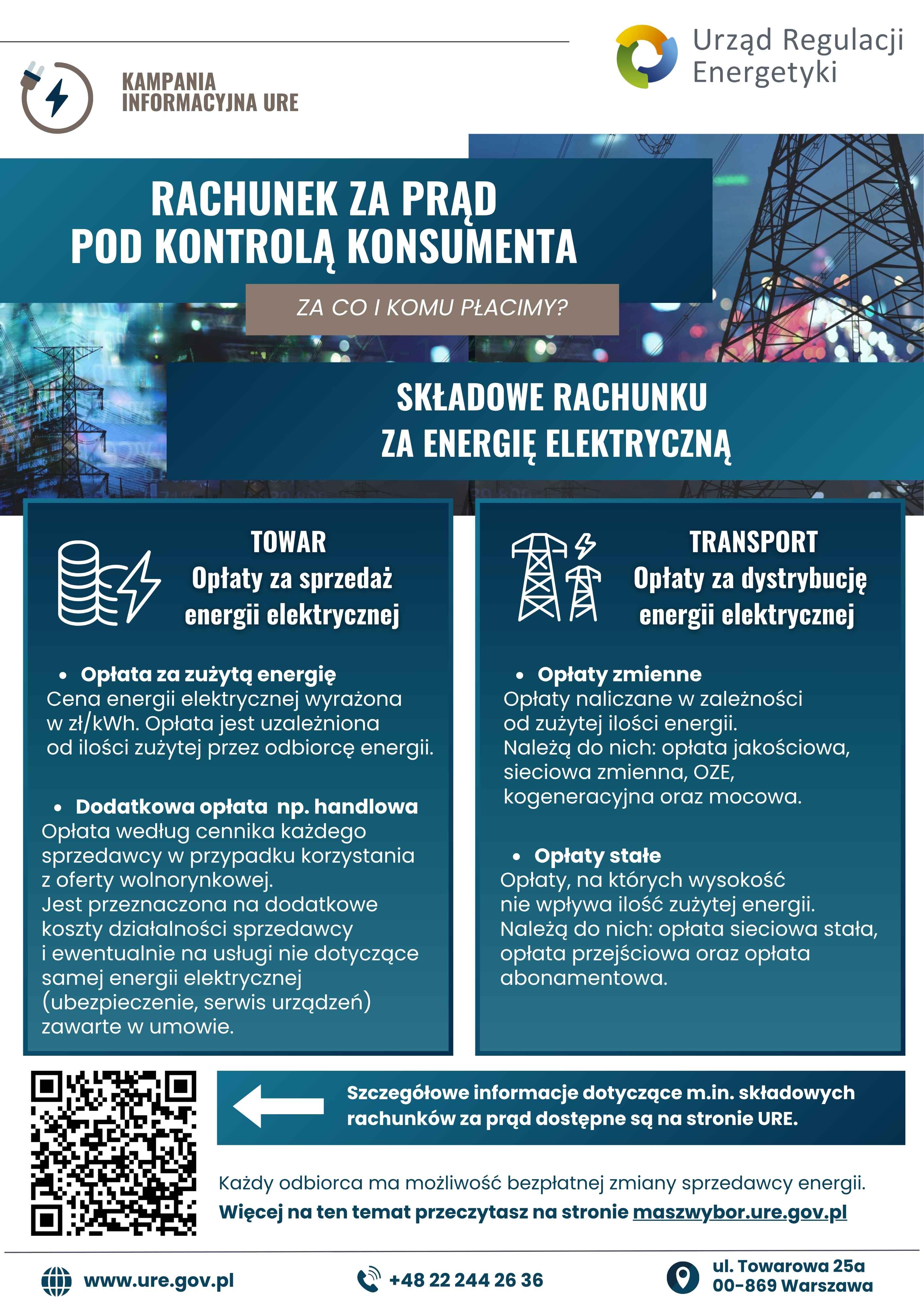 Kampania Informacyjna dotyczącą rachunków za energię elektryczną pt.